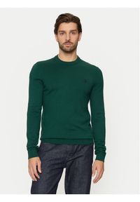 U.S. Polo Assn. Sweter MUP2961 Zielony Regular Fit. Typ kołnierza: polo. Kolor: zielony. Materiał: bawełna