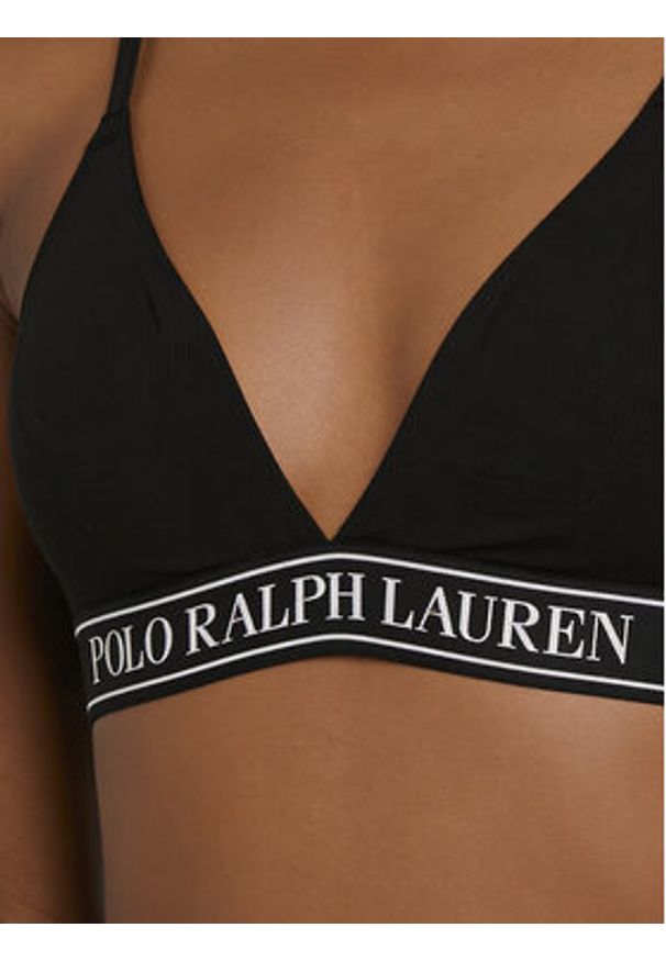 Polo Ralph Lauren Biustonosz braletka 4P0480 Czarny. Kolor: czarny. Materiał: bawełna
