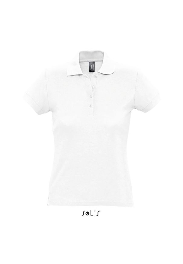 SOL'S - Polo Sol's Passion. Okazja: na co dzień. Typ kołnierza: polo. Kolor: biały. Styl: casual