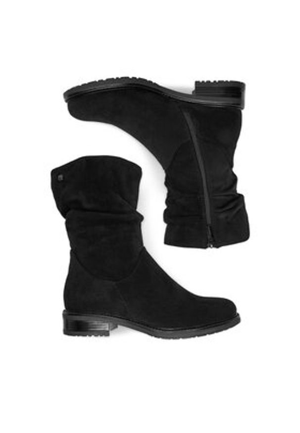 Lasocki Botki CEO-WBN-SOFIA-10 Czarny. Kolor: czarny. Materiał: materiał