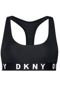 DKNY Biustonosz top DK4519 Czarny. Kolor: czarny. Materiał: bawełna #3