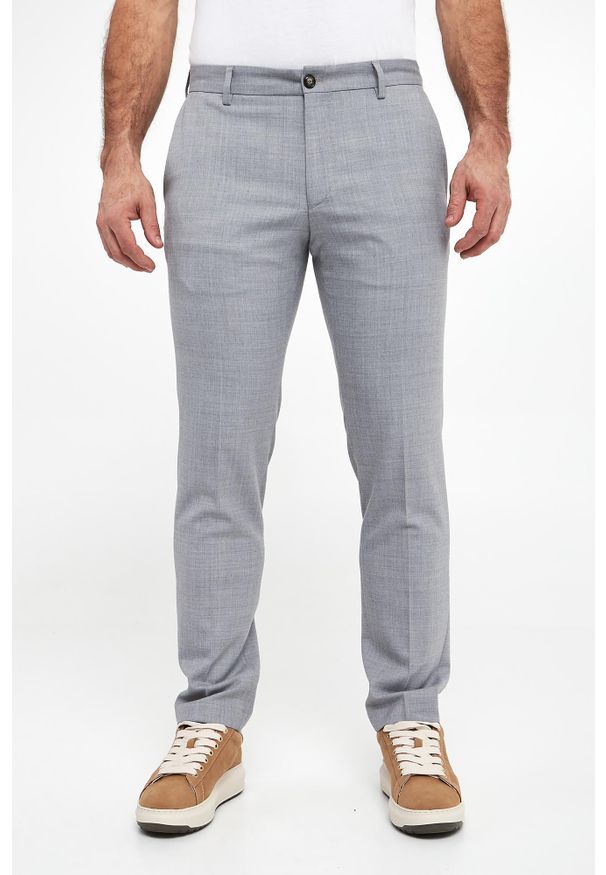 Spodnie męskie wełniane Hank JOOP!. Materiał: wełna