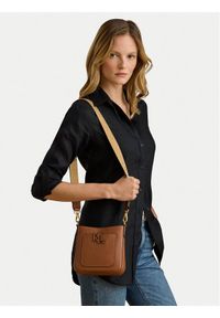 Lauren Ralph Lauren - LAUREN RALPH LAUREN Torebka 431982184001 Brązowy. Kolor: brązowy. Materiał: skórzane #1