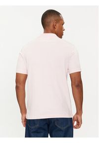 Calvin Klein Polo Smooth K10K111657 Różowy Slim Fit. Typ kołnierza: polo. Kolor: różowy. Materiał: bawełna #3