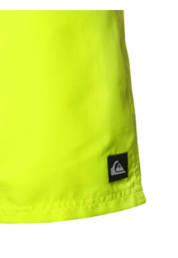 Quiksilver Szorty kąpielowe Everyday Solid Volley 15 EQYJV04120 Żółty Regular Fit. Kolor: żółty. Materiał: syntetyk