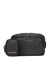 MICHAEL Michael Kors Saszetka Hudson 33U2LHDC2B Czarny. Kolor: czarny. Materiał: skóra
