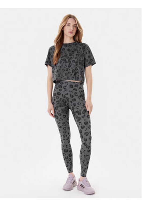 Adidas - adidas Legginsy Optime Essentials JN2650 Szary Slim Fit. Kolor: szary. Materiał: syntetyk