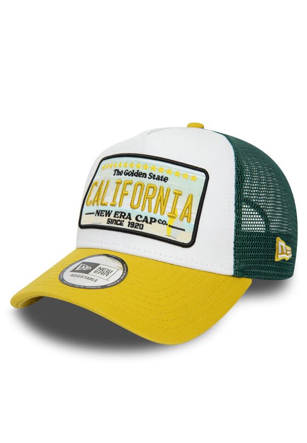 New Era Czapka z daszkiem Patch Trucker Newera 60435063 Żółty. Kolor: żółty. Materiał: materiał