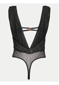 Hunkemöller Body Simona 205556 Czarny Slim Fit. Kolor: czarny. Materiał: syntetyk