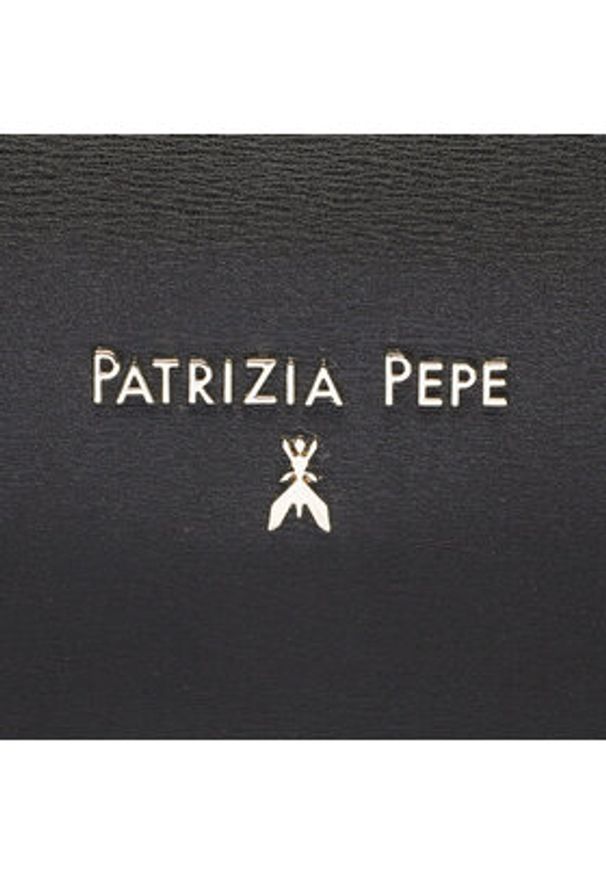 Patrizia Pepe Torebka 8B0136/L080-K103 Czarny. Kolor: czarny. Materiał: skórzane
