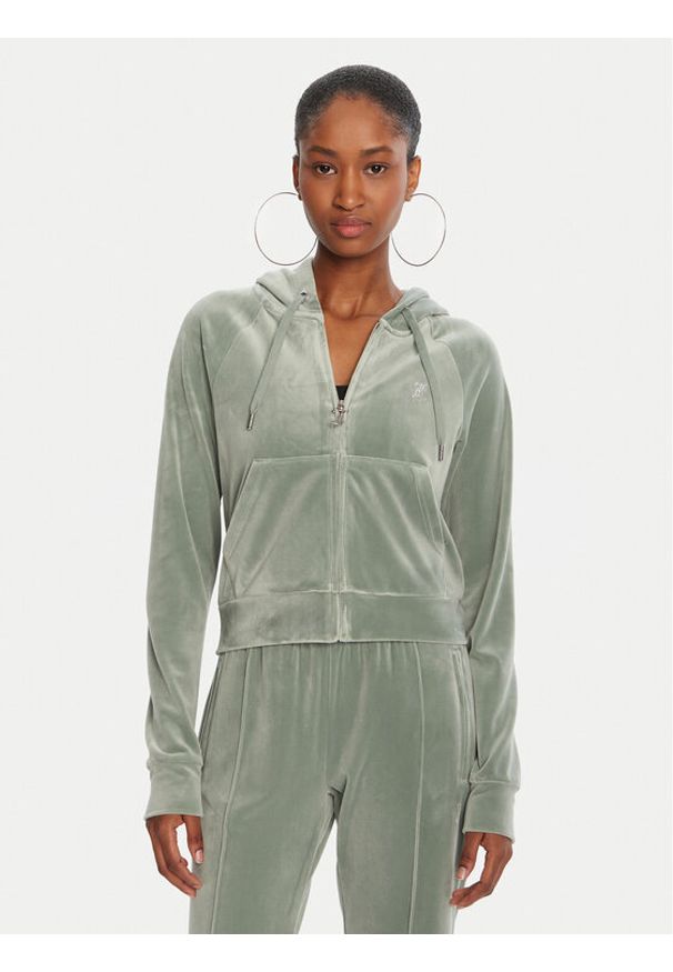 Juicy Couture Bluza Madison JCWA122001 Zielony Slim Fit. Kolor: zielony. Materiał: syntetyk