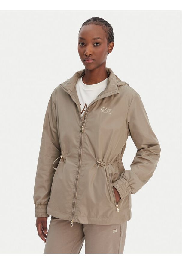 EA7 Emporio Armani Kurtka przejściowa 7W000471 AF12454 U6167 Beżowy Regular Fit. Kolor: beżowy. Materiał: syntetyk