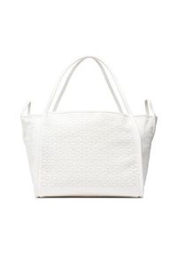 Calvin Klein Torba Calvin Resort Carry All Bag Mesh K60K609404 Biały. Kolor: biały. Materiał: skóra #4