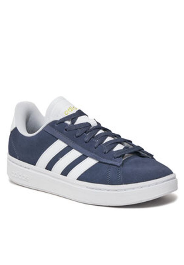 Adidas - adidas Sneakersy Grand Court Alpha IE1453 Niebieski. Kolor: niebieski. Materiał: skóra