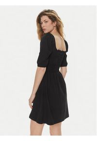 Brave Soul Sukienka letnia LDRJ-624FOLLEN Czarny Straight Fit. Kolor: czarny. Materiał: bawełna. Sezon: lato #5