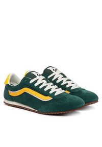Vans Sneakersy Super Lowpro VN000XVK02I1 Zielony ciemny. Kolor: zielony. Materiał: skóra, zamsz #6