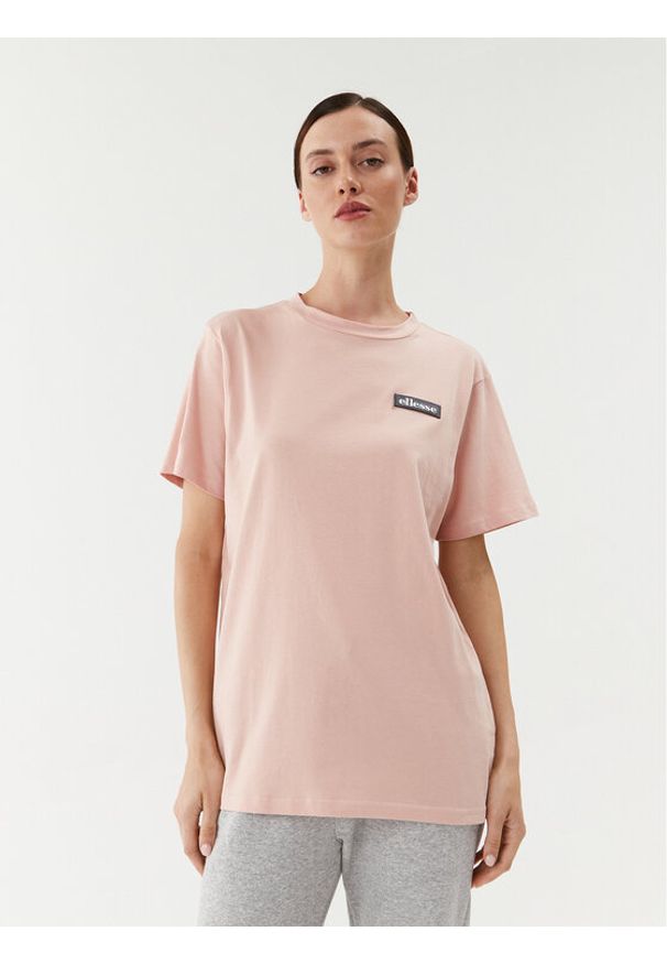 Ellesse T-Shirt SGQ16948 Różowy Regular Fit. Kolor: różowy. Materiał: bawełna
