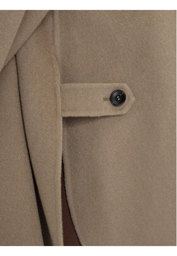 MAX&Co. Płaszcz wełniany Letizia 2526086071200 Zielony Oversize. Kolor: zielony. Materiał: wełna