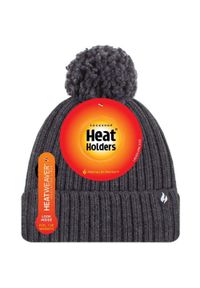 HEAT HOLDERS - Czapka Zimowa Ogrzewana dla Kobiet - Styl i Komfort. Kolor: brązowy, wielokolorowy, szary. Sezon: zima. Styl: elegancki