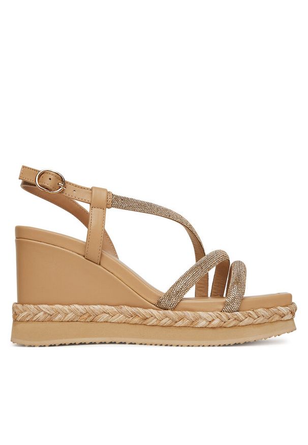 Sandały Alma En Pena. Kolor: beżowy