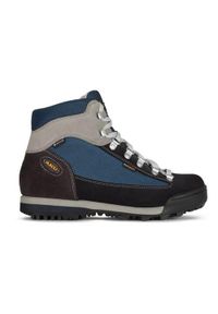 Buty trekkingowe damskie Aku Ultra Light Original Gtx. Wysokość cholewki: za kostkę. Kolor: niebieski. Materiał: zamsz, syntetyk, materiał. Szerokość cholewki: normalna. Styl: sportowy