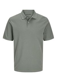 Jack & Jones - Jack&Jones Polo Kane 12270150 Zielony Regular Fit. Typ kołnierza: polo. Kolor: zielony. Materiał: bawełna #7