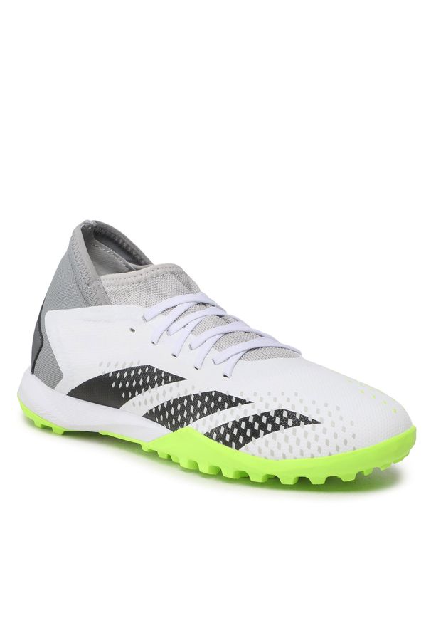 Adidas - Buty adidas Predator Accuracy.3 Turf Boots GZ0004 Ftwwht/Cblack/Luclem. Kolor: biały