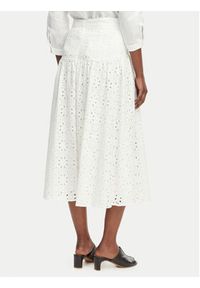 Marella Spódnica maxi Ballo 2615101042 Biały Regular Fit. Kolor: biały. Materiał: bawełna #3