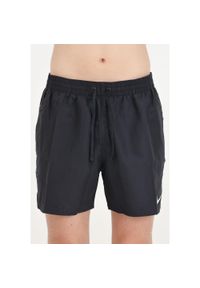 Kostium Nike Logo Taśma Lap 5" Volley czarny. Kolor: czarny. Styl: sportowy #1