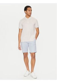 Calvin Klein Polo K10K114475 Beżowy Regular Fit. Typ kołnierza: polo. Kolor: beżowy. Materiał: bawełna #5