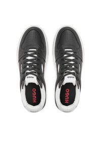 Hugo - HUGO Sneakersy Hadrian 50536201 Czarny. Kolor: czarny. Materiał: skóra #3