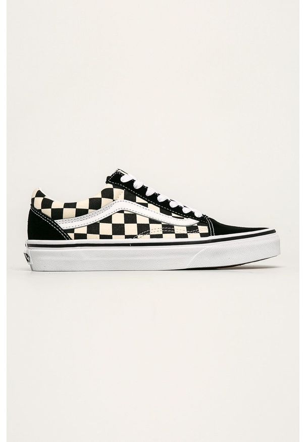 Vans - Tenisówki Old Skool. Nosek buta: okrągły. Zapięcie: sznurówki. Kolor: czarny. Materiał: guma