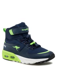 Trzewiki KangaRoos Kx-Hydro 18598 000 4045 Dk Navy/Lime. Kolor: niebieski. Materiał: materiał #1