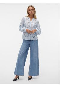 Vero Moda Koszula Ida 10303333 Błękitny Regular Fit. Kolor: niebieski. Materiał: bawełna #3
