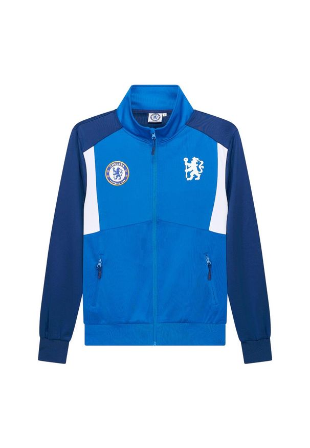 CHELSEA - Dres piłkarski dla dorosłych Chelsea 23/24. Kolor: niebieski. Materiał: dresówka. Sport: piłka nożna