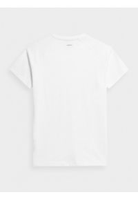outhorn - T-shirt z nadrukiem męski. Okazja: na co dzień. Materiał: jersey, bawełna. Długość rękawa: raglanowy rękaw. Wzór: nadruk. Styl: casual #5