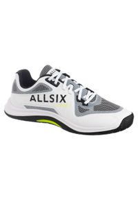 ALLSIX - Buty do siatkówki męskie Allsix VS900. Kolor: biały, wielokolorowy, czarny, żółty. Materiał: tworzywo sztuczne, kauczuk. Sport: siatkówka #1