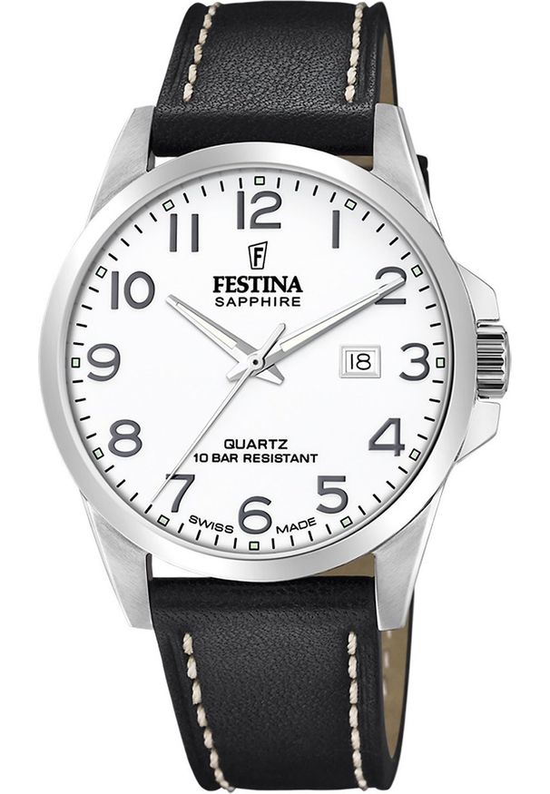 Zegarek Festina Zegarek męski Festina F20025-1 brązowy. Kolor: brązowy