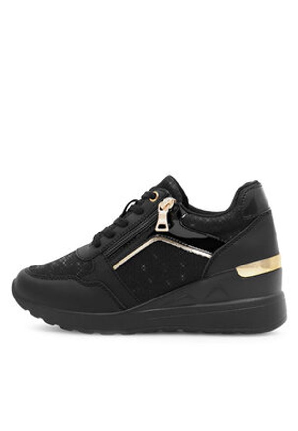 Clara Barson Sneakersy WS2229-49 Czarny. Kolor: czarny. Materiał: materiał