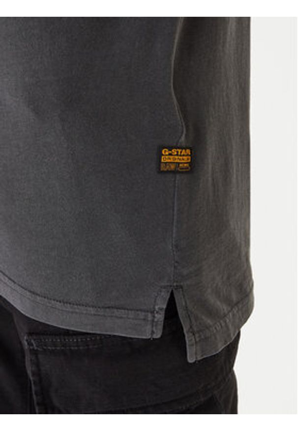 G-Star RAW - G-Star Raw T-Shirt Nifous D24449-2653 Czarny Regular Fit. Kolor: czarny. Materiał: bawełna