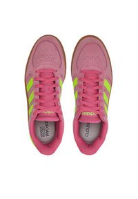 Adidas - adidas Sneakersy Breaknet Sleek JH6899 Różowy. Kolor: różowy. Materiał: skóra, zamsz