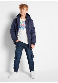 bonprix - Dżinsy ze stretchem i gumką w talii, slim fit. Kolor: niebieski #2