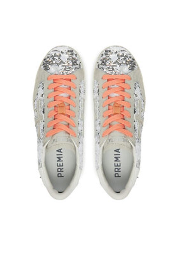 Premiata Sneakersy STEVEND VAR 7270 Srebrny. Kolor: srebrny. Materiał: skóra