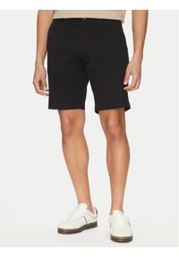 TOMMY HILFIGER - Tommy Hilfiger Szorty materiałowe Harlem MW0MW23568 Czarny Regular Fit. Kolor: czarny. Materiał: bawełna #1