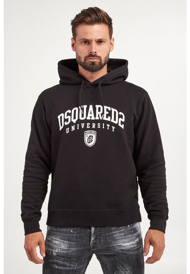Bluza męska z kapturem DSQUARED2. Typ kołnierza: kaptur