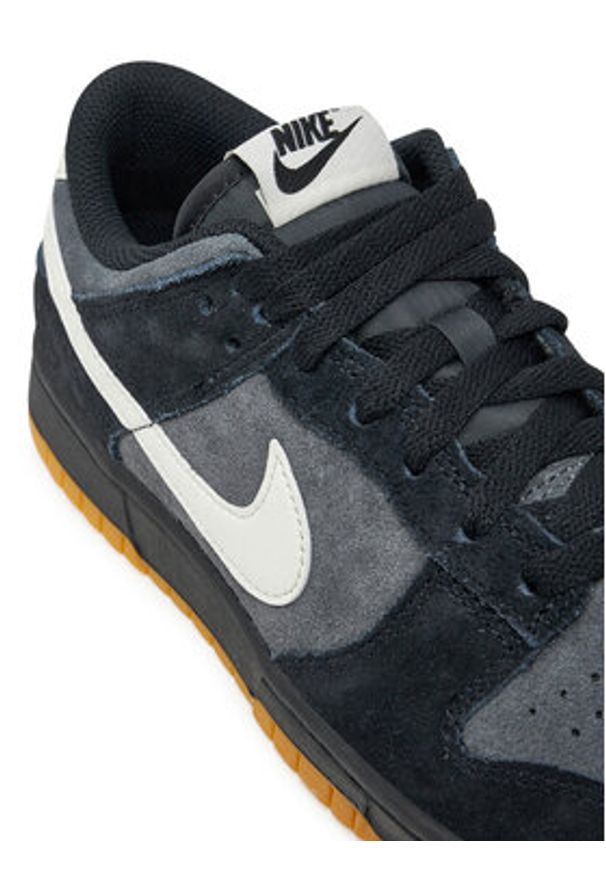 Nike Sneakersy DUNK LOW RETRO SEHQ1931 Czarny. Kolor: czarny. Materiał: zamsz, skóra