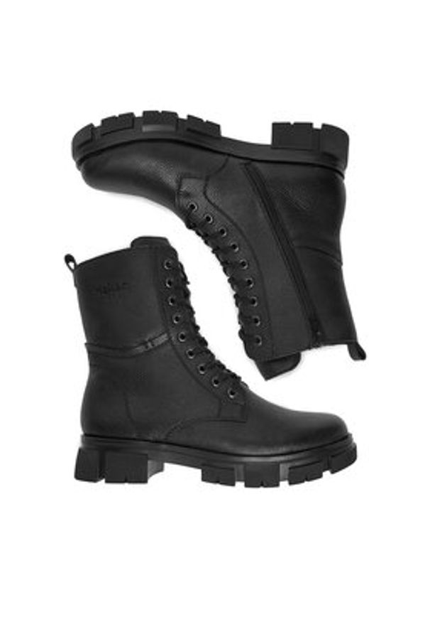 Rieker Trzewiki CEO-Y7116-00 Czarny. Kolor: czarny. Materiał: skóra