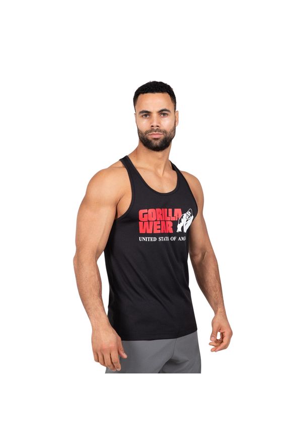 GORILLA WEAR - Tank top Gorilla Wear Classic. Kolor: czarny. Długość rękawa: bez rękawów. Styl: sportowy