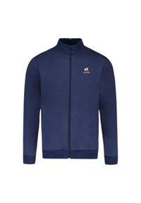 Le Coq Sportif - Bluza dresowa sportowa męska ESS FZ Sweat N°4 M. Kolor: niebieski. Materiał: dresówka