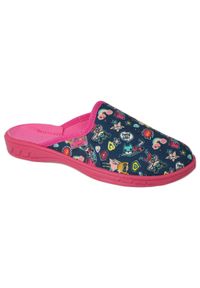 Befado obuwie dziecięce 707Y423 niebieskie. Kolor: niebieski. Materiał: bawełna, materiał. Wzór: kolorowy. Sezon: jesień, zima #2